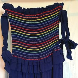 Vintage Havana Tropic Bell sleeve top